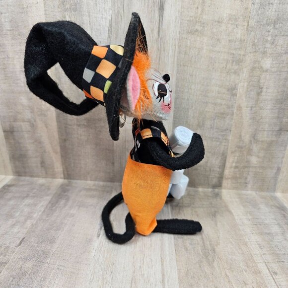 Annalee Witch Mouse With Toilet Paper Trickster TP Halloween 2015 - Picture 5 of 7